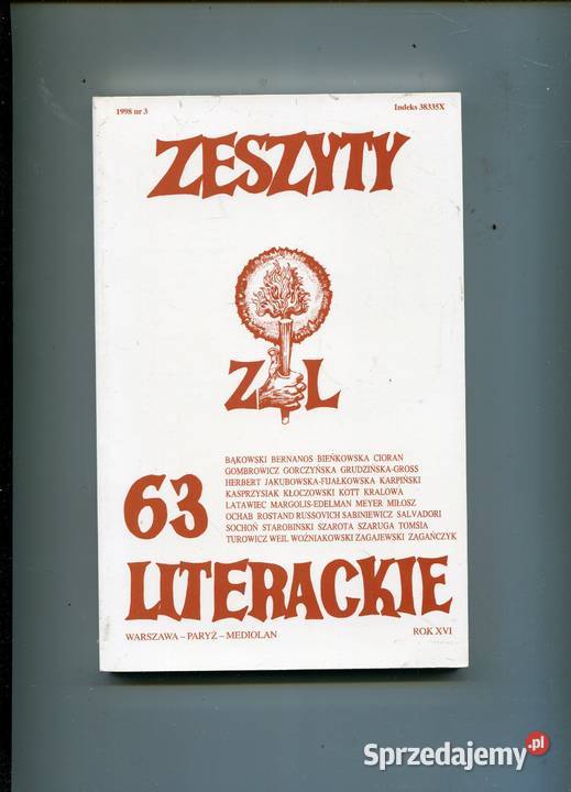 Zeszyty Literackie 63 XVI zachodniopomorskie Szczecin sprzedam