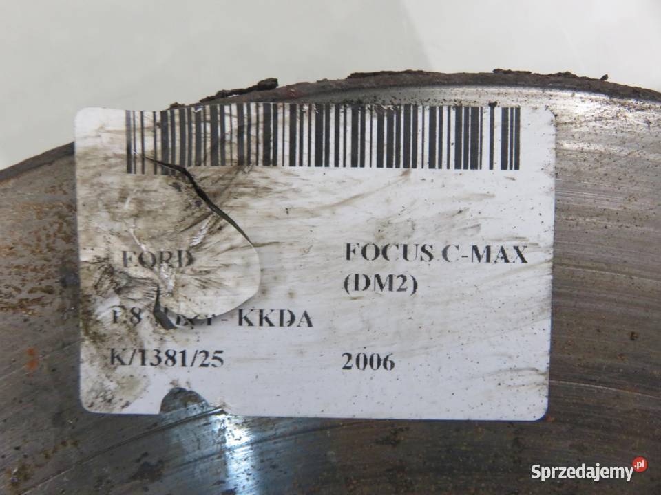 TARCZA HAMULCOWA PRZÓD FORD FOCUS C 18 TDCi małopolskie