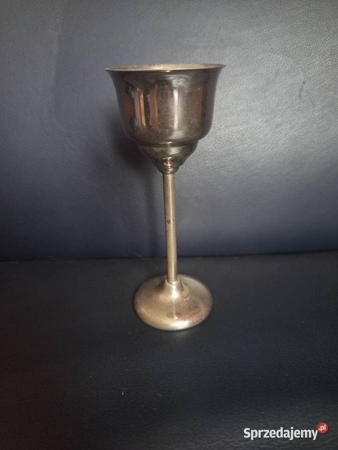 Kieliszek platerowany na nóżce Nakło nad Notecią