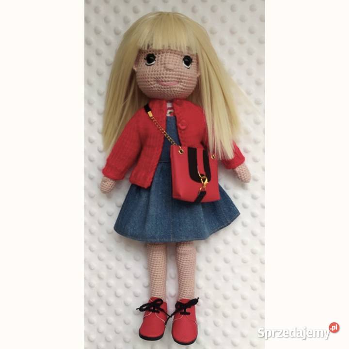Lalka szydełkowa40 wysokości Lubin