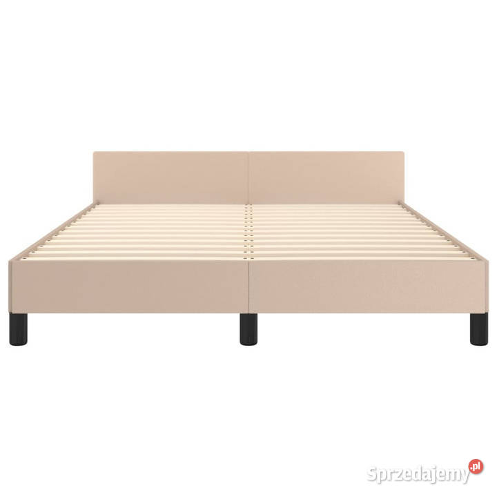 Rama łóżka z zagłówkiem bez materaca cappuccino 197cm Warszawa