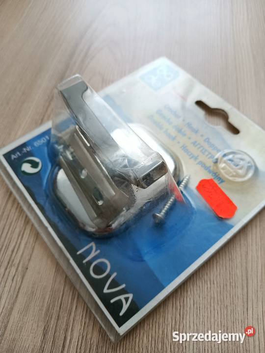 Haczyk wieszak podwójny łazienkowy na kołki Kraków