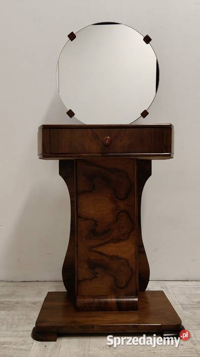 Toaletka art deco orzech vintage design lata