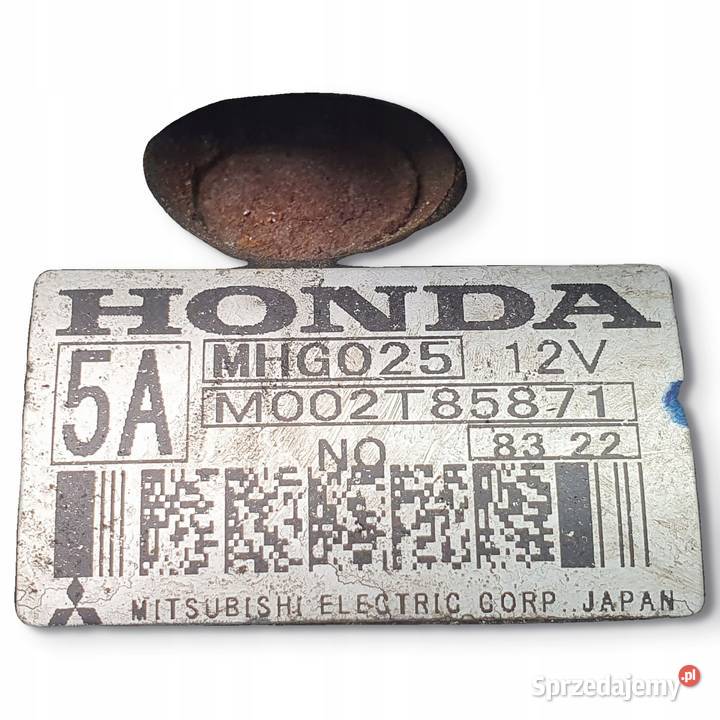 ROZRUSZNIK Honda Civic VIII 22 iCTDI M002T85871 lubelskie