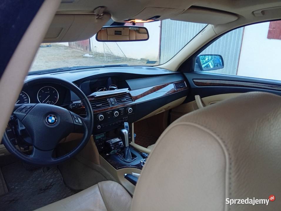 BMW 5 e 61 kombi automat elektrycznie ustawiane fotele Płachty