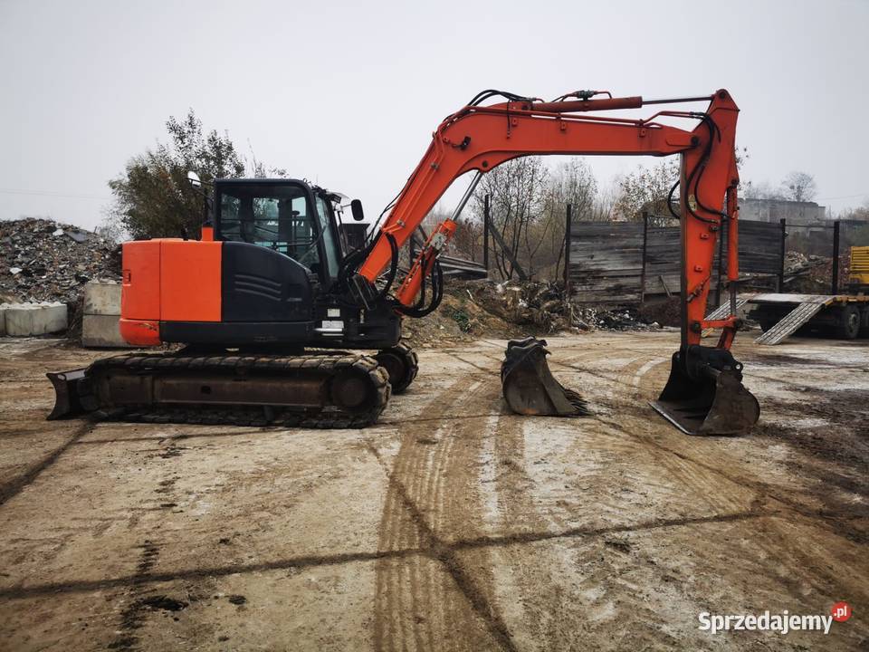 Hitachi zx 85 Pług 3 Łyżki 5050 MTH Podwozie