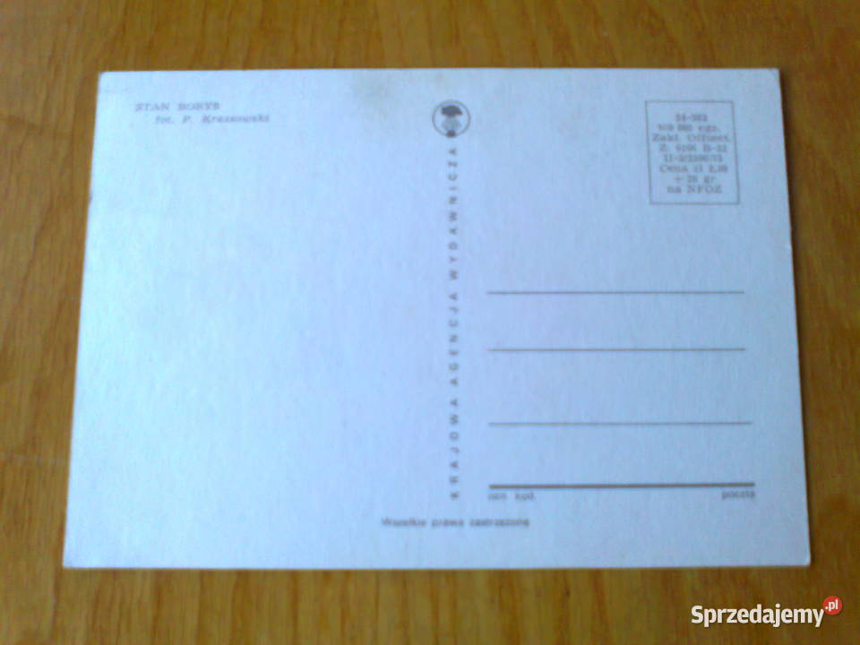 Stan Borys pocztówka pocztowa Łomża sprzedam