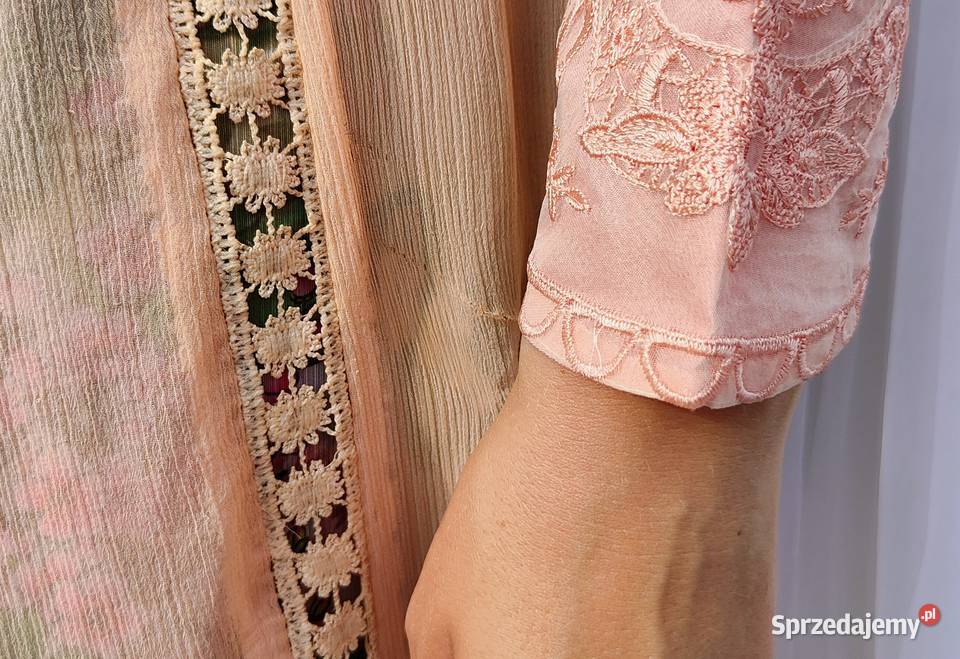 Strój Bollywood S 36 indyjski orientalny etno zielony Szczecin