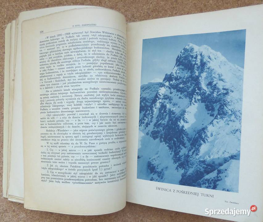 G Wierchy 1931 rocznik 9 Antykwariat Warszawa