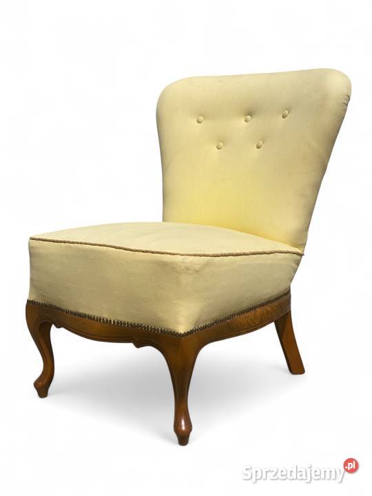 Fotel koktajlowy w stylu ludwikowskim z Gryfice sprzedam