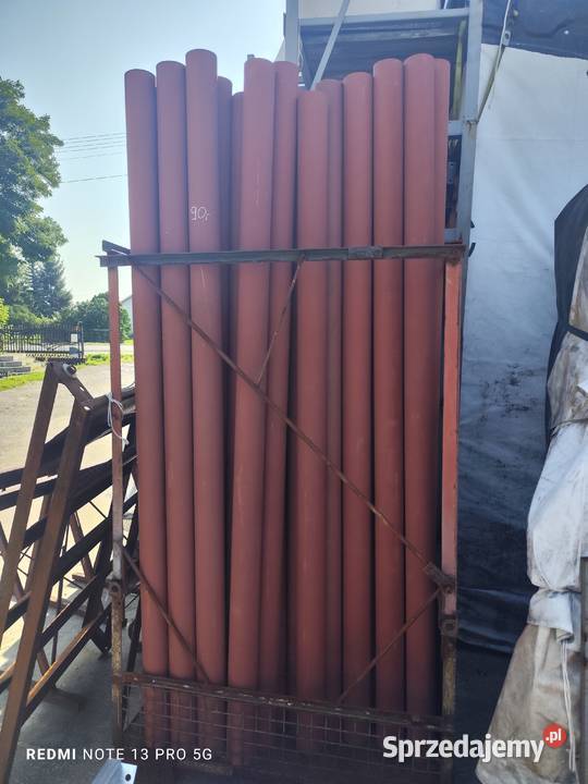 Słup metalowy rura 109x4mm 25m Elżbieta