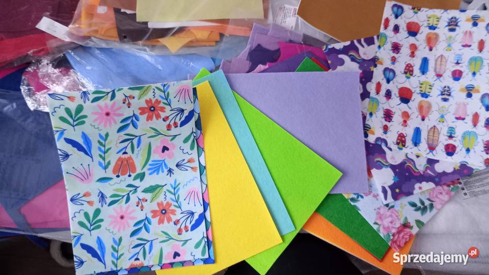 Filc kolorowy cała paczka Gliwice