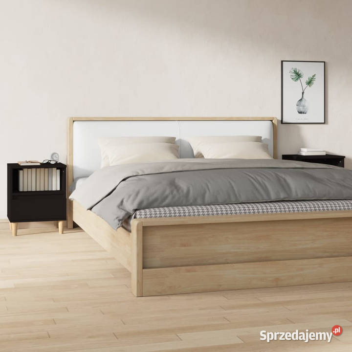 Szafki nocne 2 czarne 40 x 35 x 50 WM821797 mazowieckie
