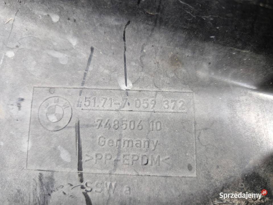 BMW1 E81 E87 NADKOLE PRAWY PRZÓD ORYGINAŁ CZĘŚĆ osobowe