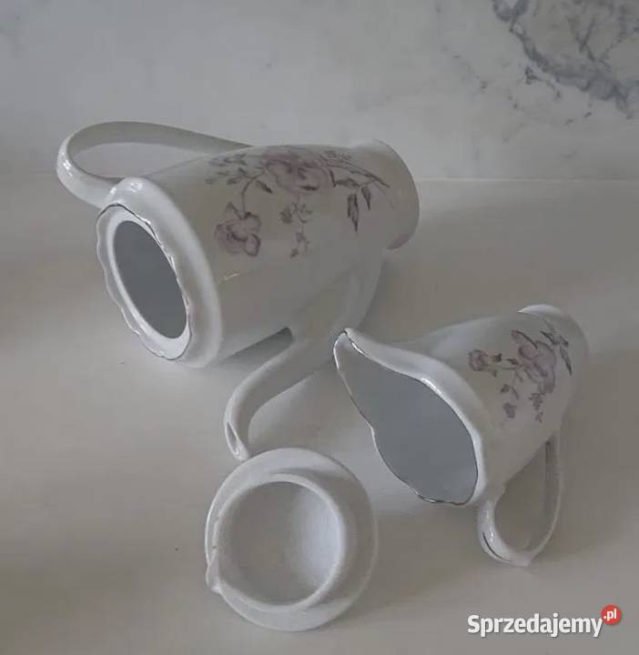 Serwis śniadaniowy porcelana Ćmielów z lat PRLu Łódź