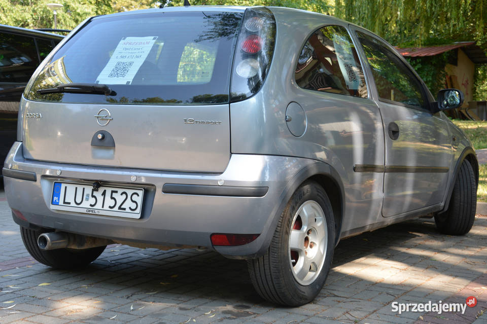 Opel Corsa C 12 Twinport 82 2005 r 122 Zadbana lubelskie Lublin