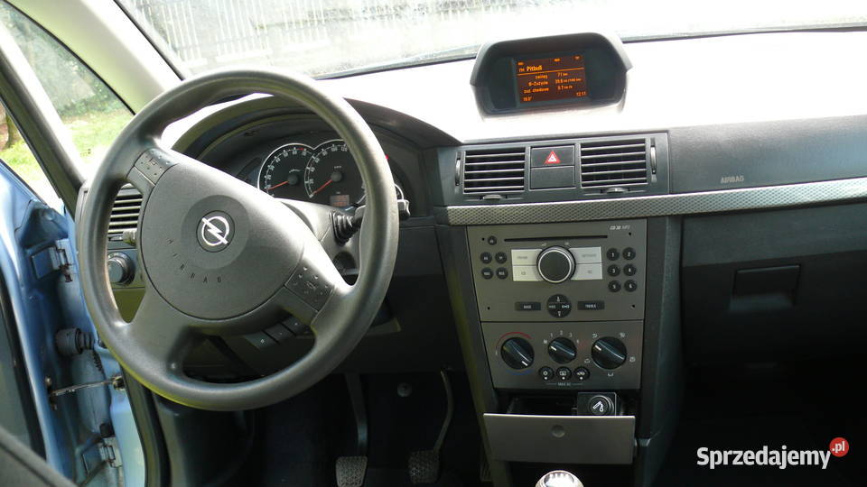 Opel Meriva 16 benzyna 2009r Sprowadzony opł przyciemniane szyby