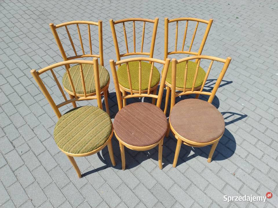 Krzesło PRL Thonet Fameg Radomsko lata 60 Urząd pomorskie Gdynia