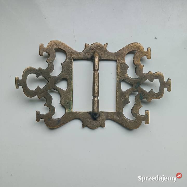 Klamra ozdobna mośiężna Wałbrzych