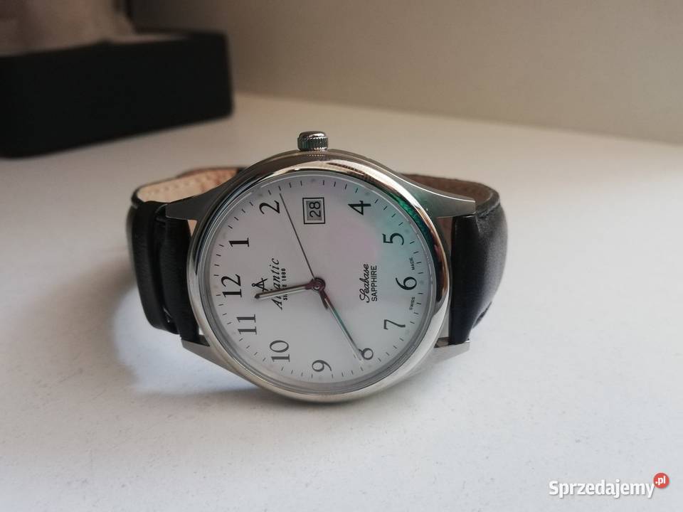 Szwajcarski klasyczny zegarek męski ATLANTIC Jaworzno sprzedam