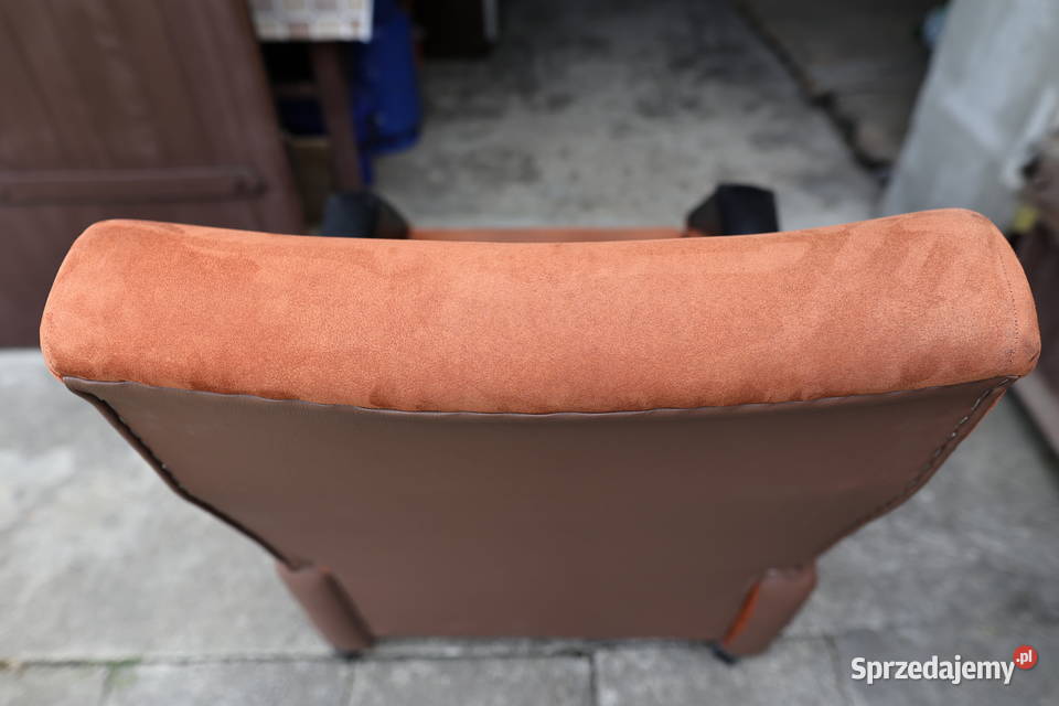 Fotel wypoczynkowy rozkładany RELAKS na kółkach 72cm sprzedam