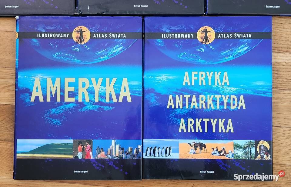 Ilustrowany atlas świata 5 tomów