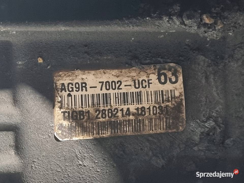 SKRZYNIA BIEGÓW Ford S 20 TDCI MANUALNA manual