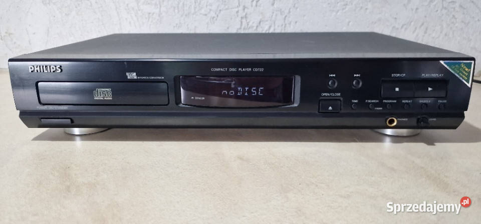 Odtwarzacz CD Philips CD722 czarny Odtwarzacze CD i MD
