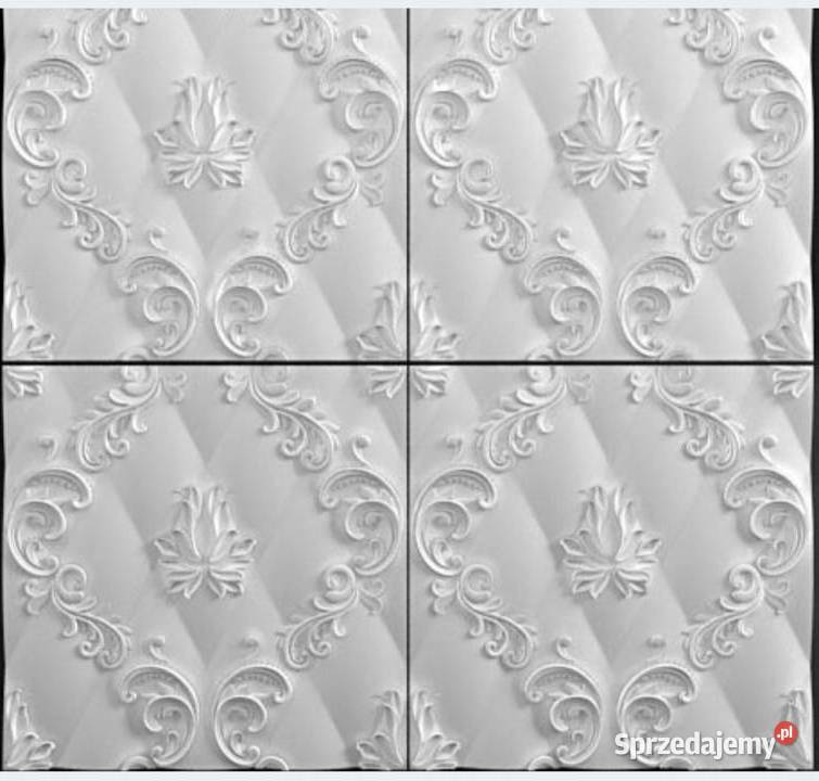 PANELE 3D KARTUSZ SZTUKAETRIA PANELE ŚCIENNE