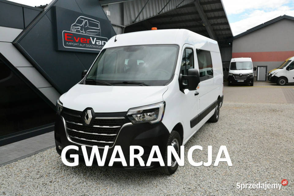 Renault Master 7 osobowy brygadówka doka pełna nieuszkodzony mazowieckie