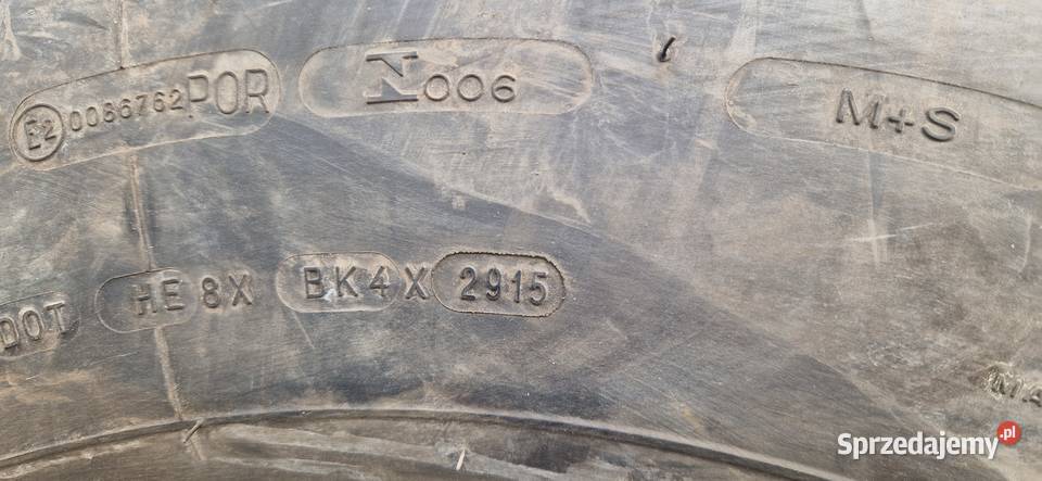 36585r20 3658520 Michelin 2015r 80 bez napraw Nowe Miasto Lubawskie sprzedam