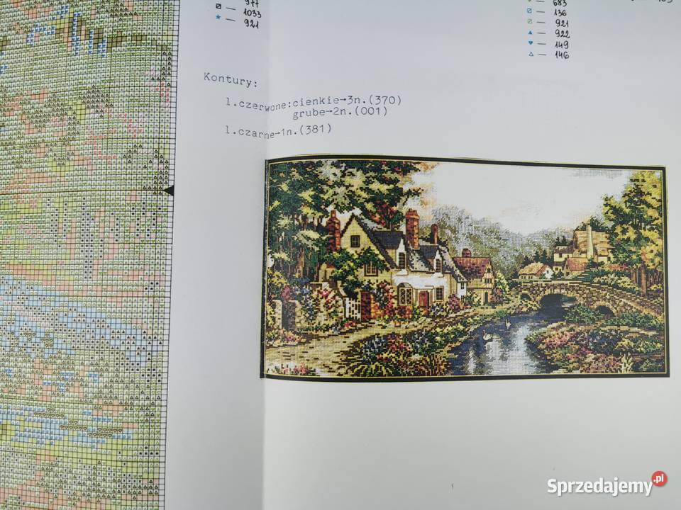 Wzory graficzne haft krzyżykowy sprzedam