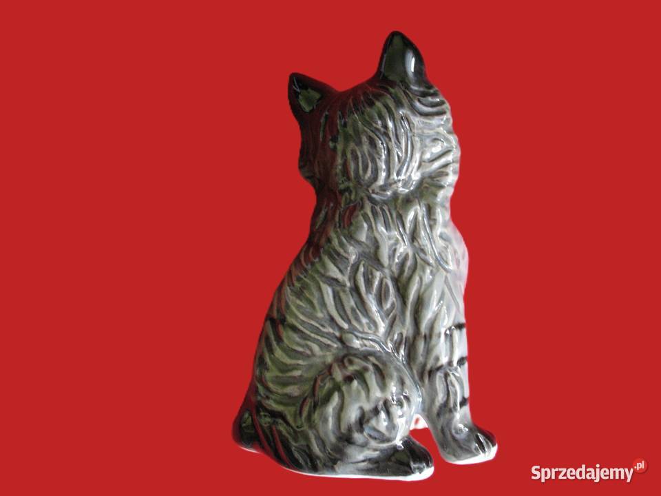 Kot figurka mały uroczy kotek 11 x 7 x 55 Figurki i rzeźby Siedlce sprzedam