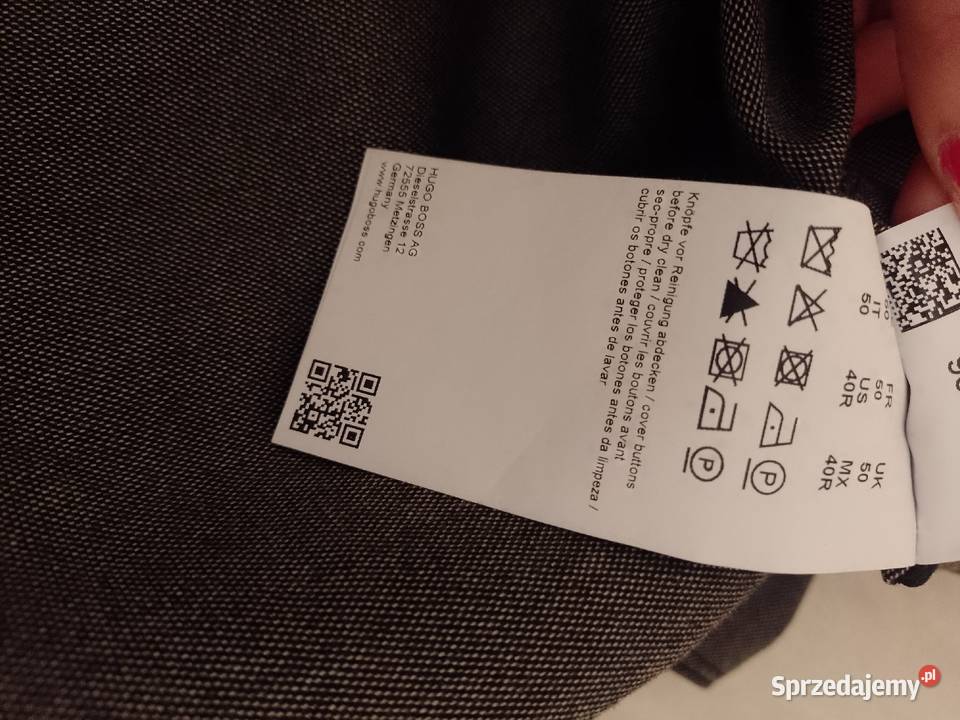 M 50 Hugo Boss Ekskluzywna szara kamizelka małopolskie