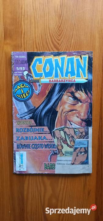 Conan Barbarzyńca Tm Semic 51993 Magia i miecz Polskie Komiksy Małkinia Górna
