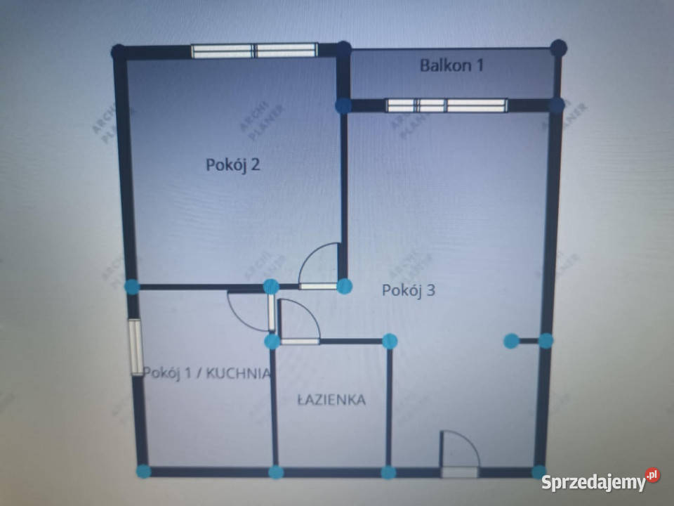 Płocka centrum 3 pokoje Nowe dwustronne stan Warszawa