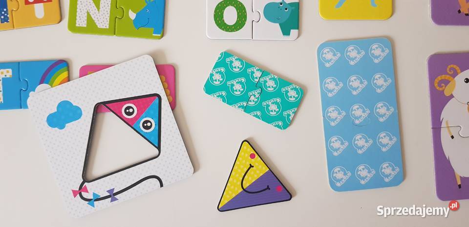 Puzzle Czuczu literki zwierzątka kwadraty