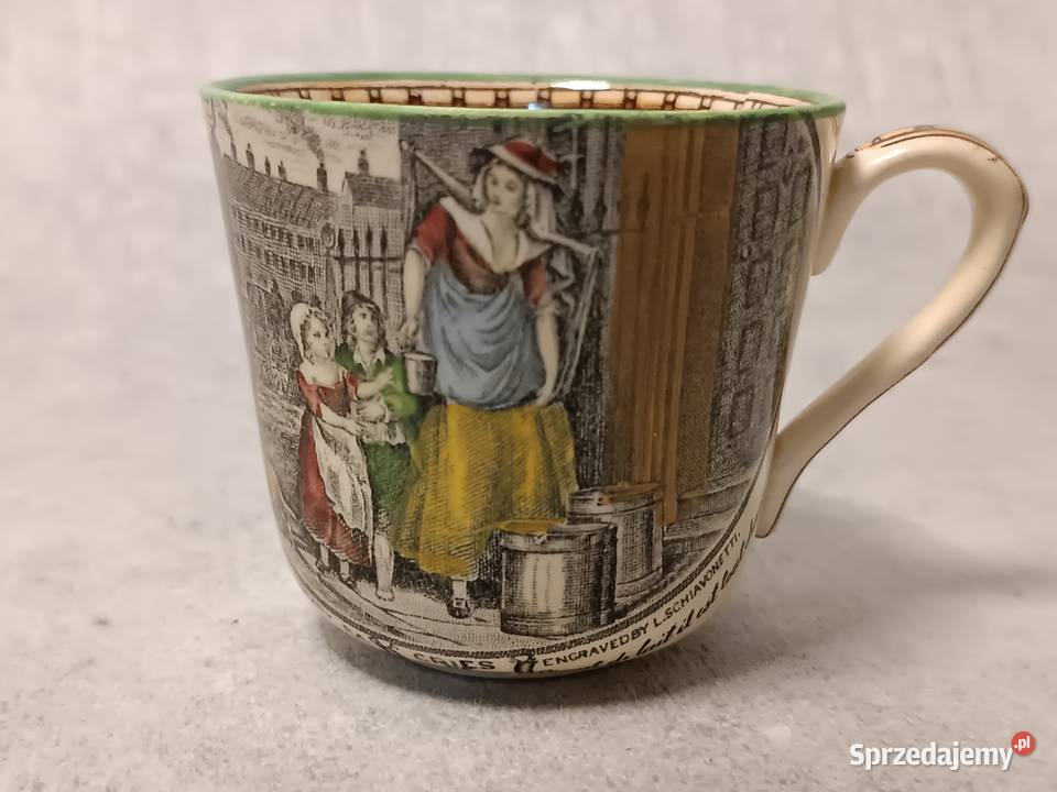 Kolekcjonerska Filiżanka ADAMS Duet Porcelana Dobrzany