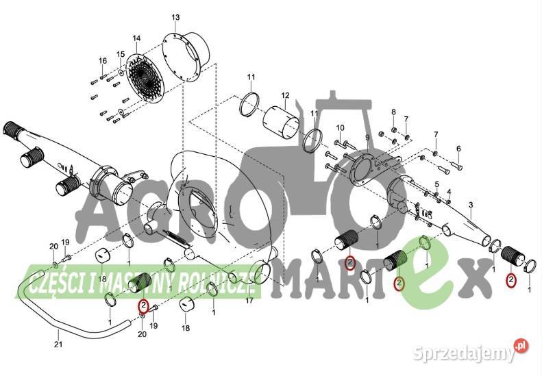 609872 PRZEWÓD WĄŻ POWIETRZNY fi70 VADERSTAD 1m dolnośląskie Wichrów