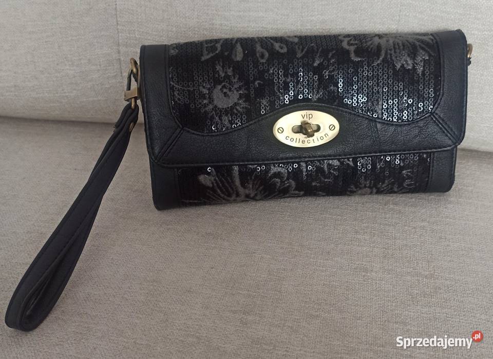 Czarna mała torebka Vip Collection 23 x 14 x 4 Radzyń Podlaski