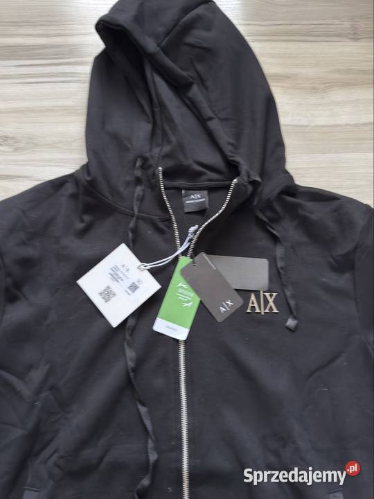 Dres męski Armani Exchange xxxl czarny Odzież sportowa Odzież i bielizna męska Legnica