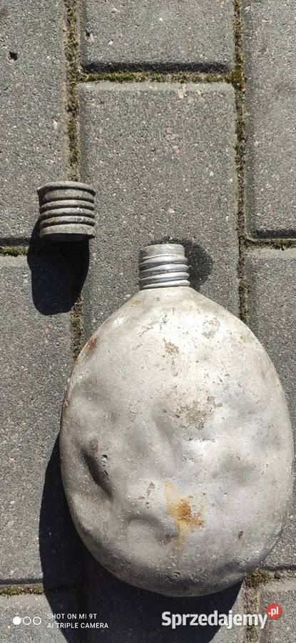 Niemiecka manierka aluminiowa 2 wojna Białystok