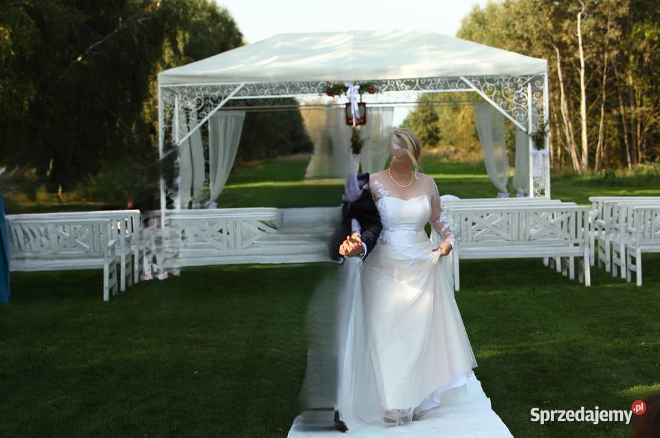 Suknia ślubna w stylu klasycznym elegancka Adamowa Góra