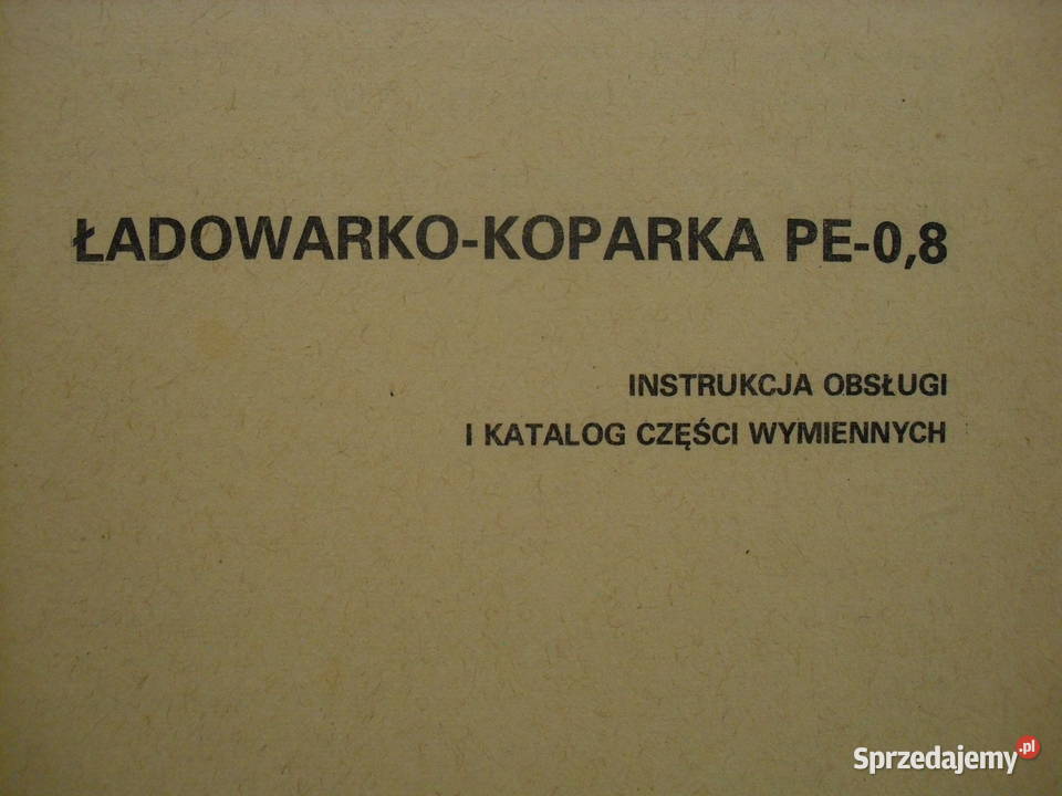 Książka KOPARKO ŁADOWARKA dolnośląskie Bielawa