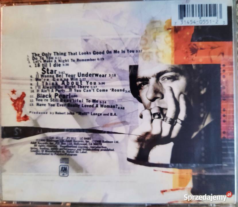 Sprzedam Album CD Bryan Adams 18 Til I Die Katowice