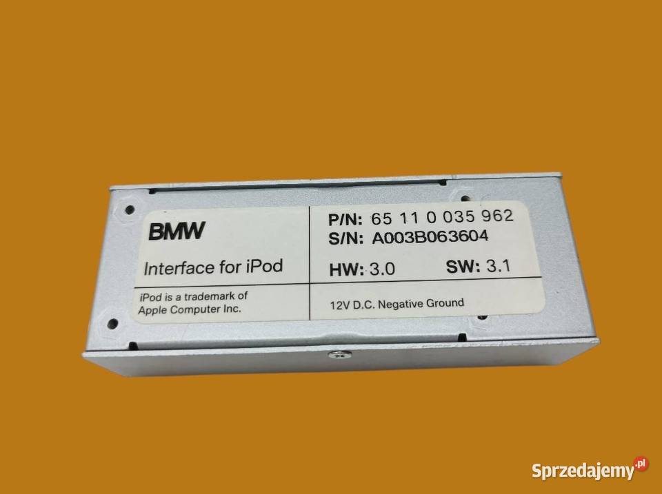 MODUŁ IPOD 65110035962 Bmw X3 I 20032010 E83 Rok produkcji 2009