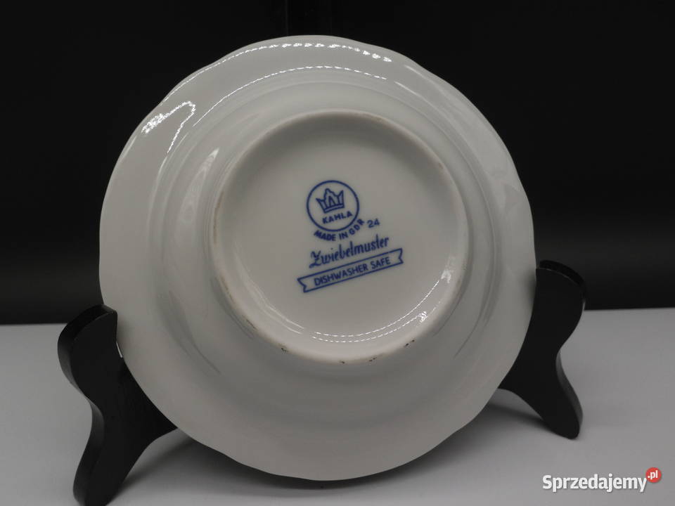 Popielniczka Kahla Wzór Cebulowy Porcelana i szkło wielkopolskie Raszków