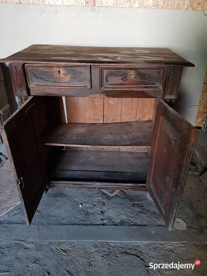 Stara przedwojenna komoda antyk vintage retro mazowieckie Warszawa
