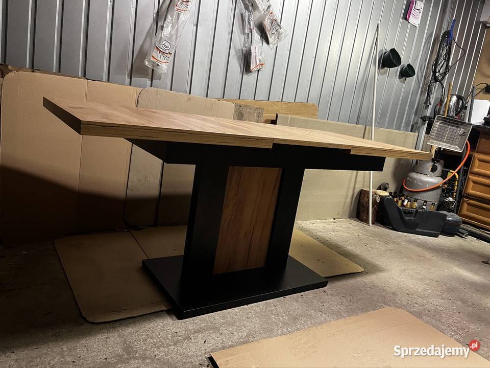 Stół stolik kawowy rozkładany kolor czarny śląskie Sosnowiec