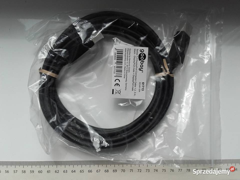 Kabel DisplayPort DP 12 3m UltraHD 4K 2160p 3m Bydgoszcz sprzedam